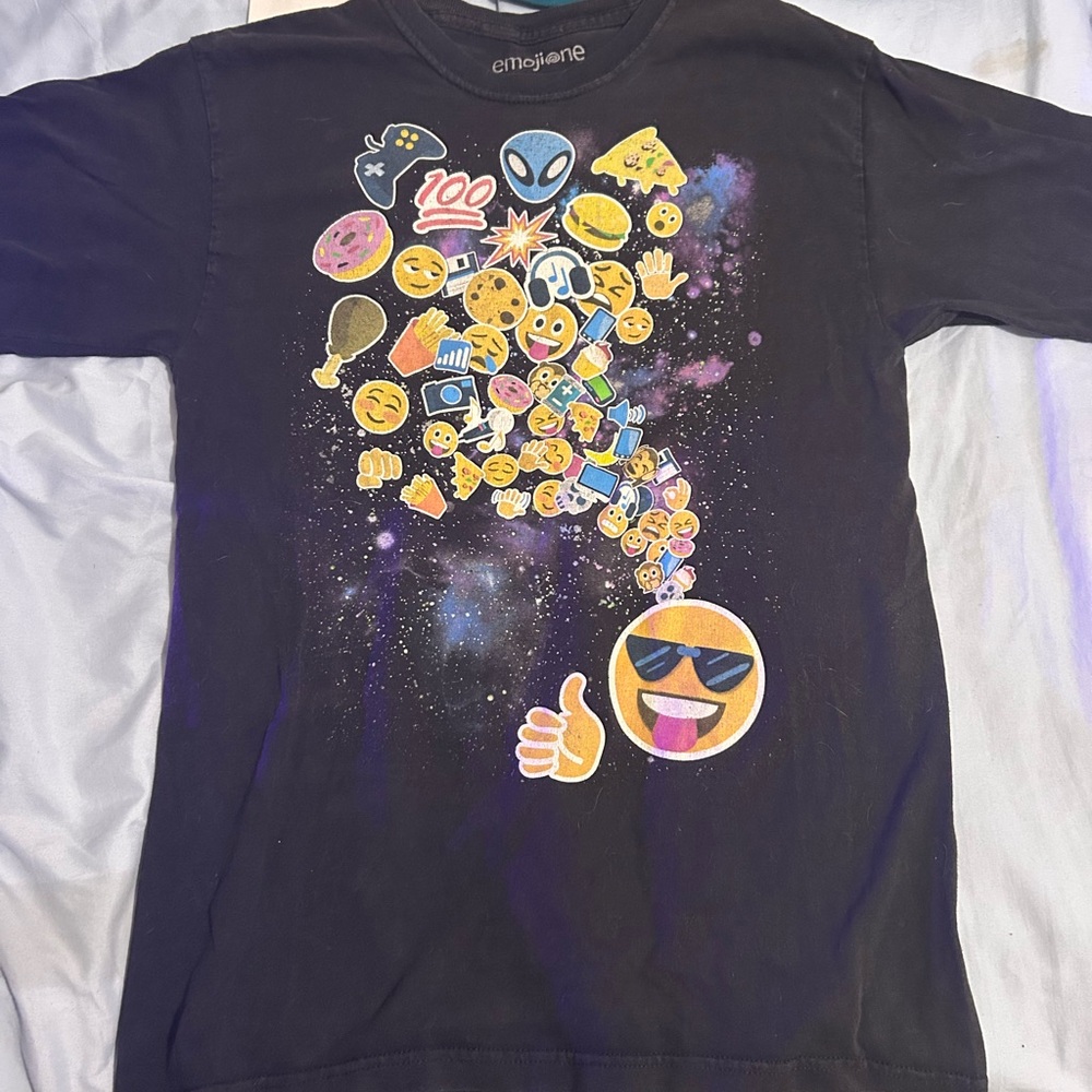Emoji Black Kids T-Shirt
